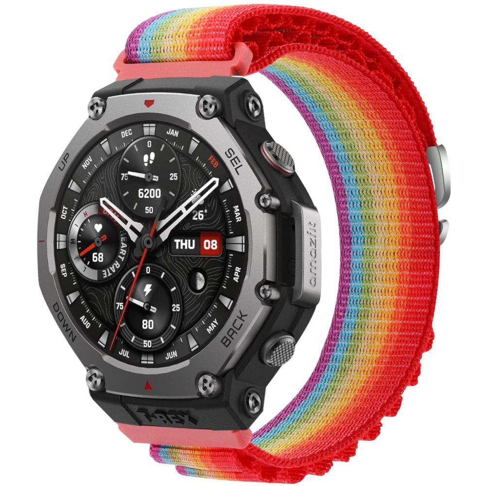 Estuyoya Correa loop nylon Amazfit T-Rex 3 Rainbow