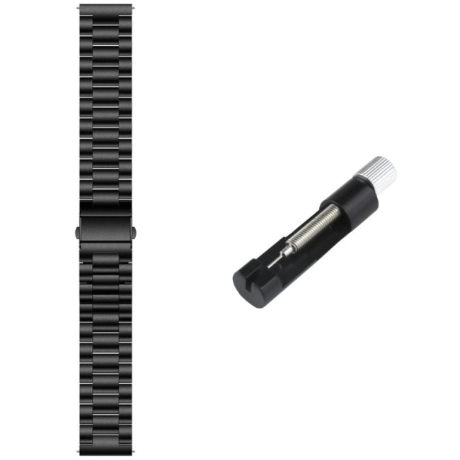 Estuyoya Correa metal acero Amazfit Active 42mm negro