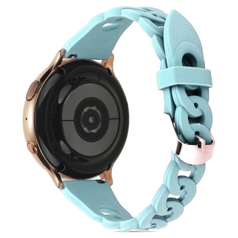 Estuyoya Correa silicona Diseño Cadena Amazfit Active 42mm Azul