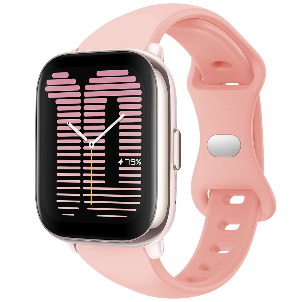 Estuyoya Correa silicona Fina Amazfit Active 42mm Rosa