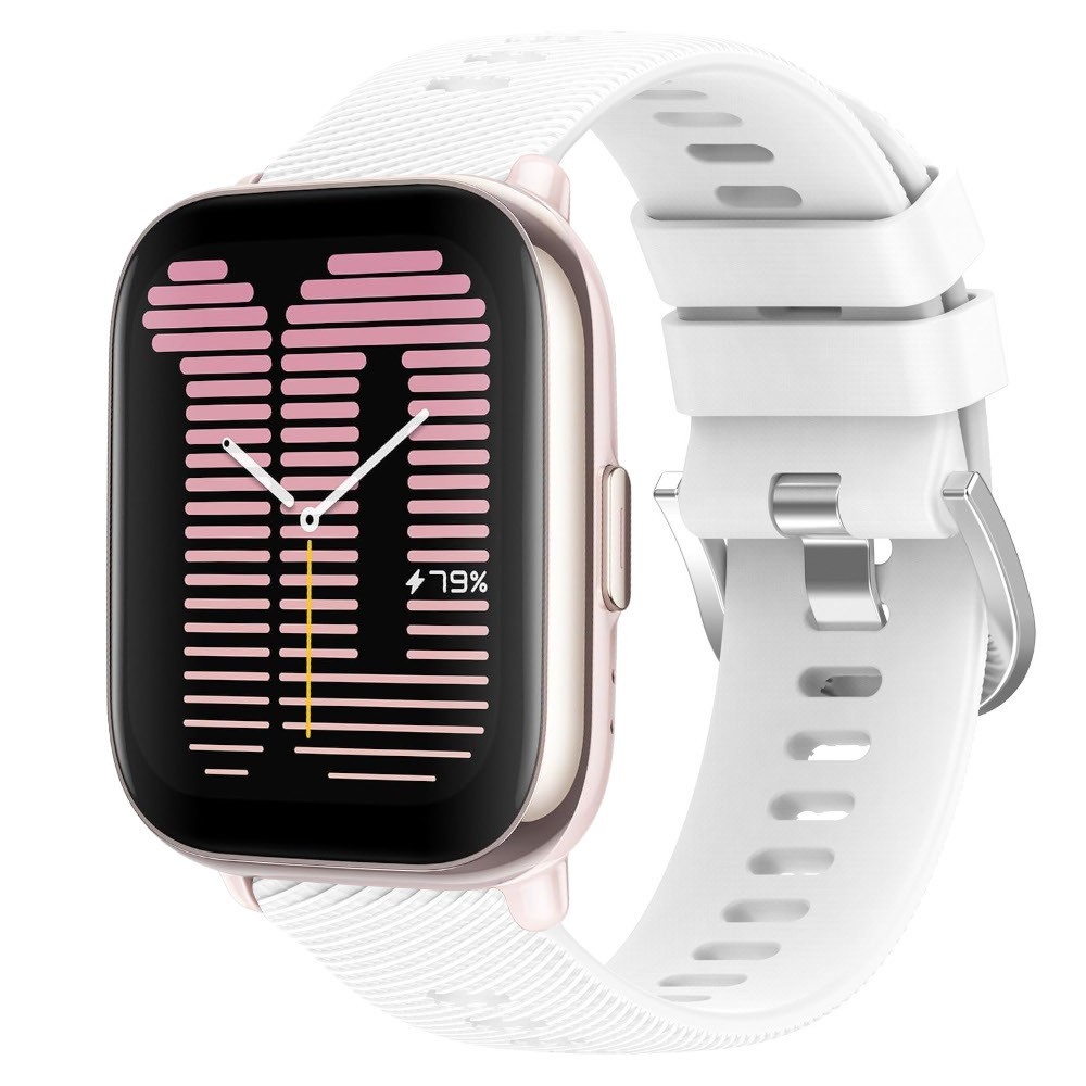 Estuyoya Correa silicona Hebilla Deportiva Amazfit Active 42mm Blanco