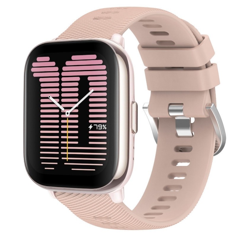 Estuyoya Correa silicona Hebilla Deportiva Amazfit Active 42mm Rosa