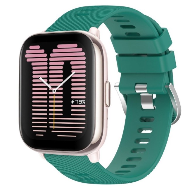 Estuyoya Correa silicona Hebilla Deportiva Amazfit Active 42mm Verde