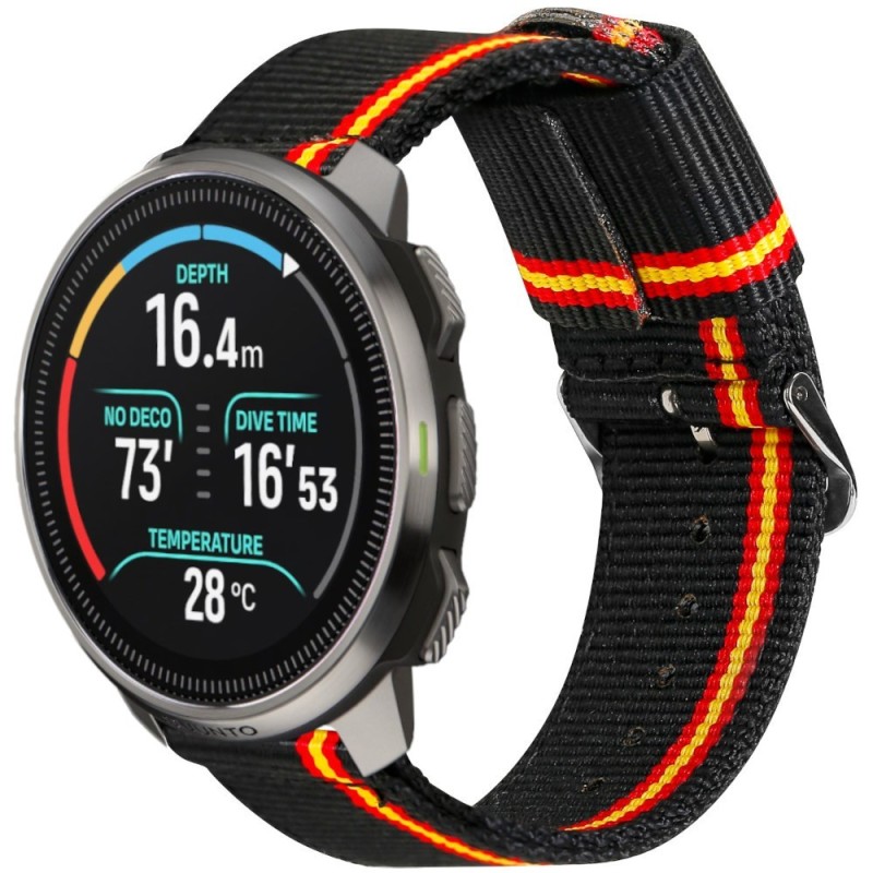 Estuyoya Correa nylon Suunto Ocean España lineblack