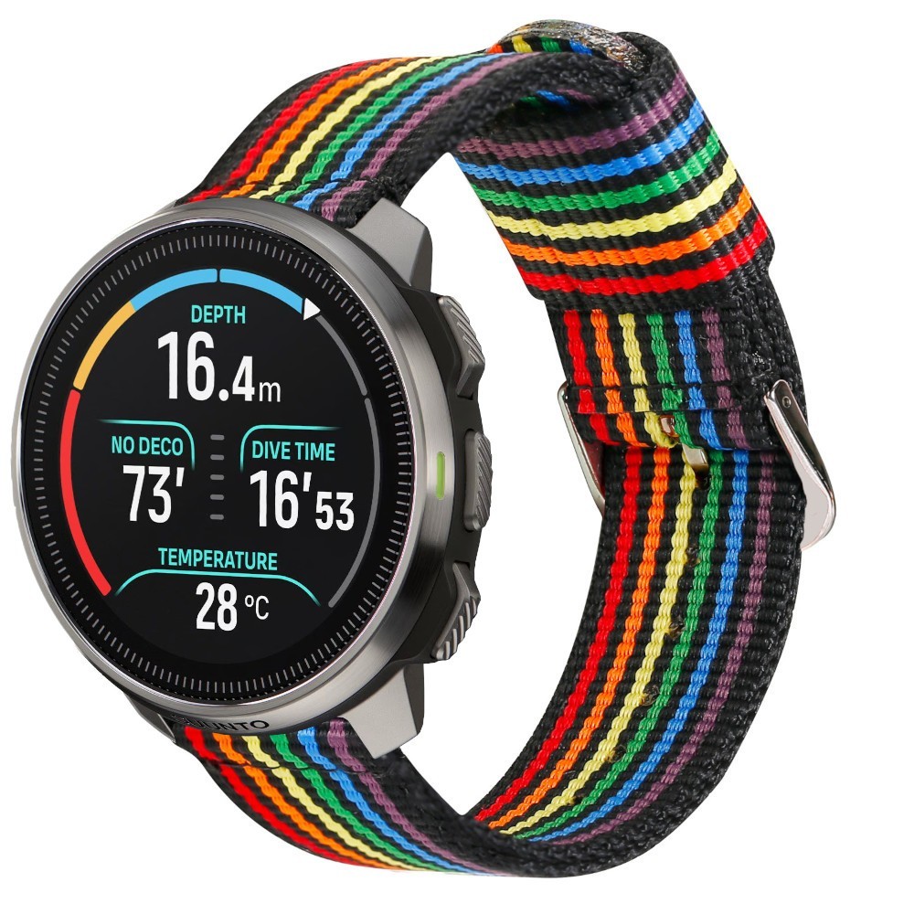 Estuyoya Correa nylon Suunto Ocean lgtbi black