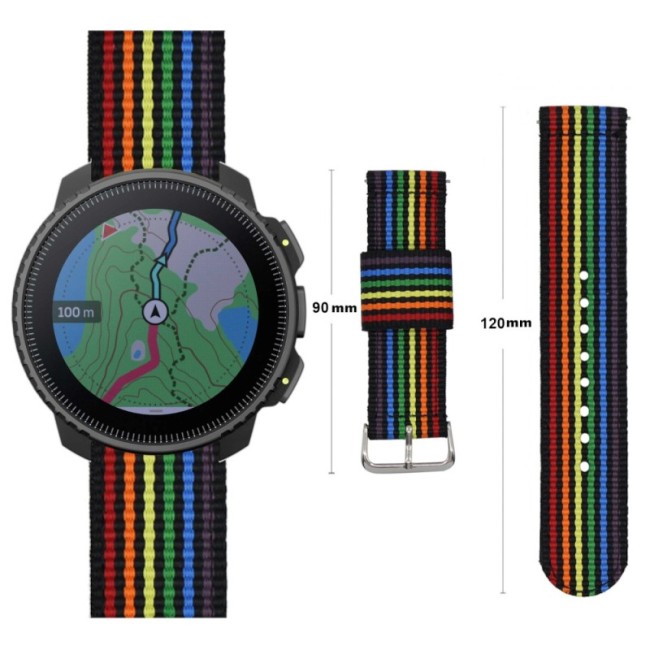 Estuyoya Correa nylon Suunto Ocean lgtbi black