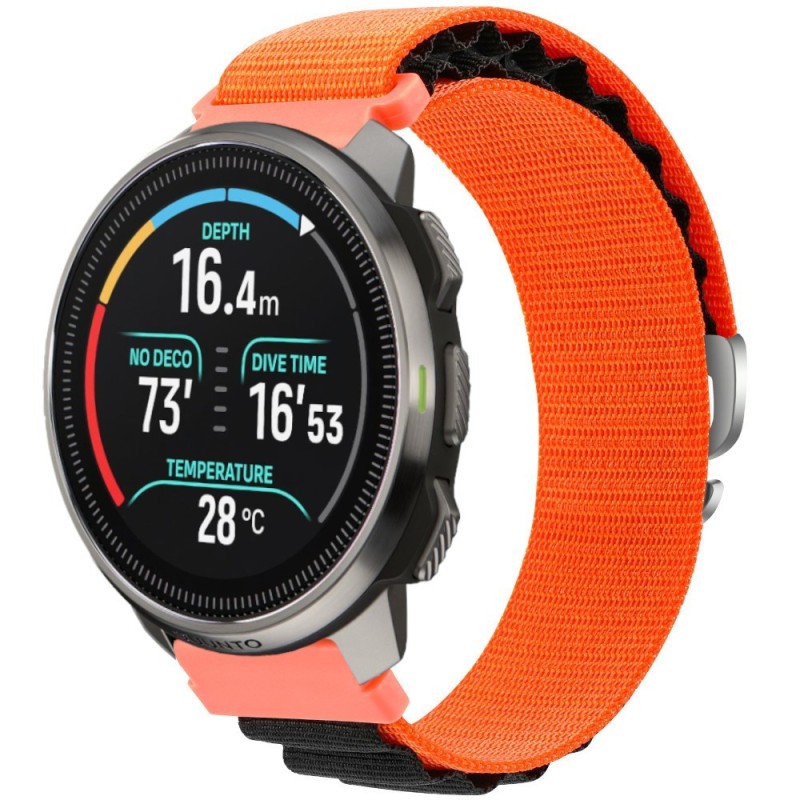 Estuyoya Correa loop nylon Suunto Ocean Naranja,Negro