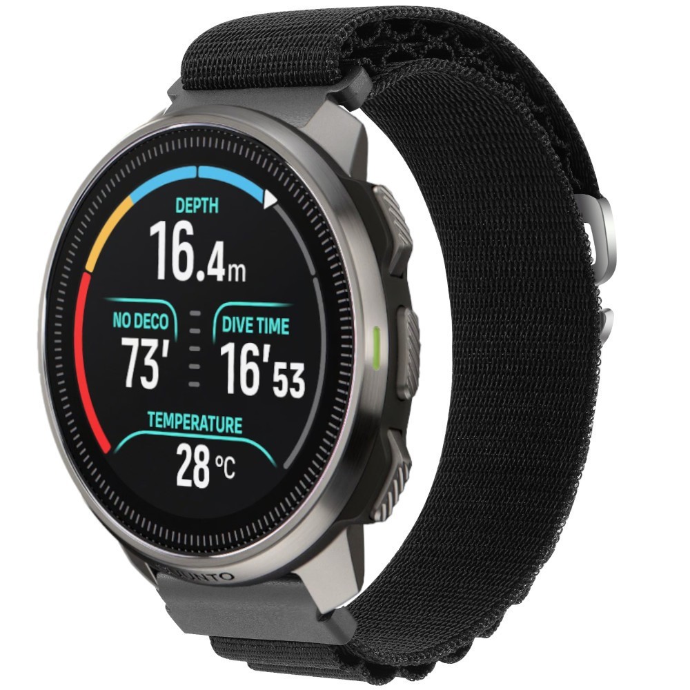 Estuyoya Correa loop nylon Suunto Ocean Negro