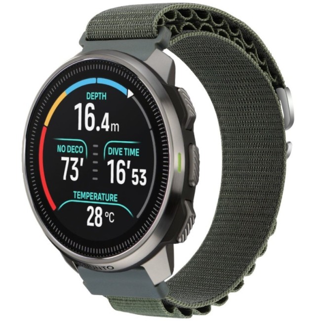 Estuyoya Correa loop nylon Suunto Ocean Verde Militar