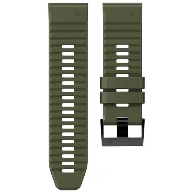 Estuyoya Correa silicona Deporte Garmin Fenix 8 - 47mm Verde Militar