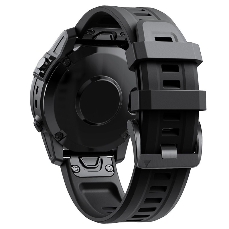 Estuyoya Correa silicona Básica Sport Garmin Fenix 8 - 47mm Negro