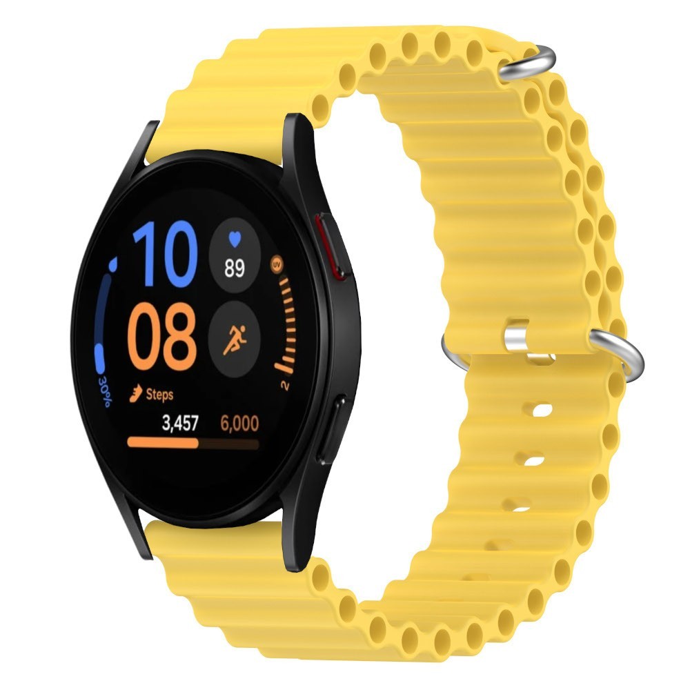 Estuyoya Correa silicona Ocean Samsung Galaxy Watch FE amarillo