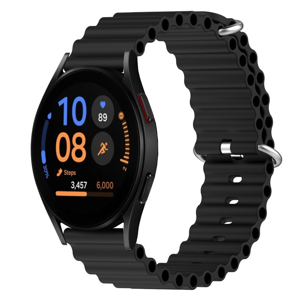 Estuyoya Correa silicona Ocean Samsung Galaxy Watch FE negro