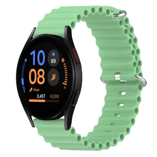 Estuyoya Correa silicona Ocean Samsung Galaxy Watch FE verde claro