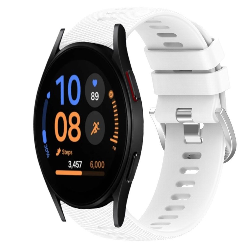 Estuyoya Correa silicona Hebilla Deportiva Samsung Galaxy Watch FE Blanco