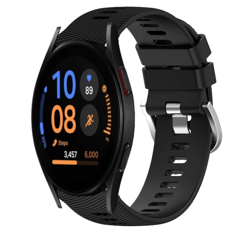 Estuyoya Correa silicona Hebilla Deportiva Samsung Galaxy Watch FE Negro