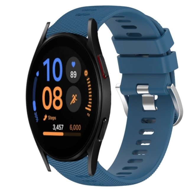 Estuyoya Correa silicona Hebilla Deportiva Samsung Galaxy Watch FE Azul