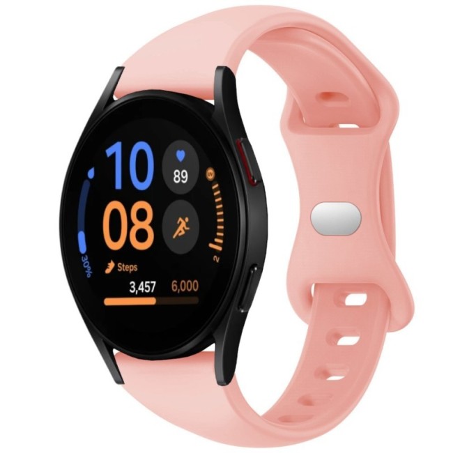 Estuyoya Correa silicona Fina Samsung Galaxy Watch FE Rosa