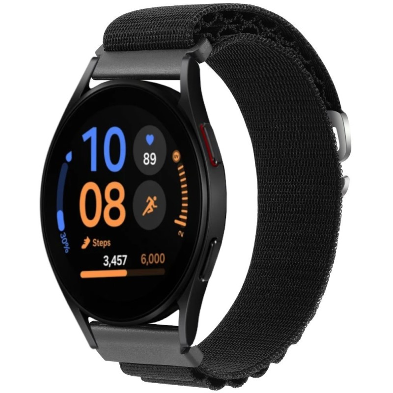 Estuyoya Correa loop nylon Samsung Galaxy Watch FE Negro