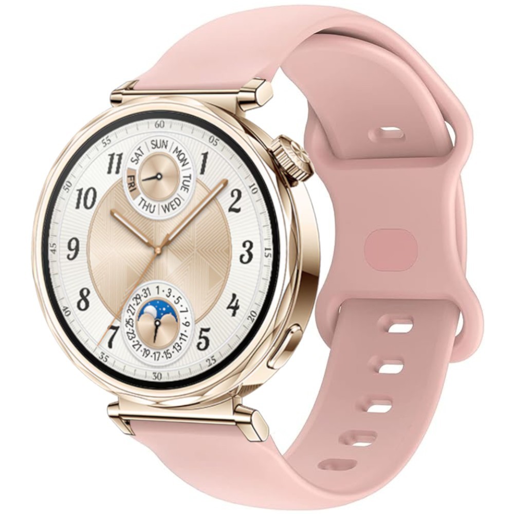 Estuyoya Correa silicona Doble Cierre Huawei Watch GT 5 - 41mm Rosa