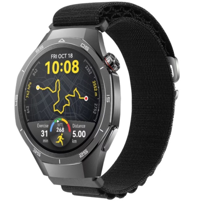 Estuyoya Correa loop nylon Huawei Watch GT 5 Pro - 46mm Negro