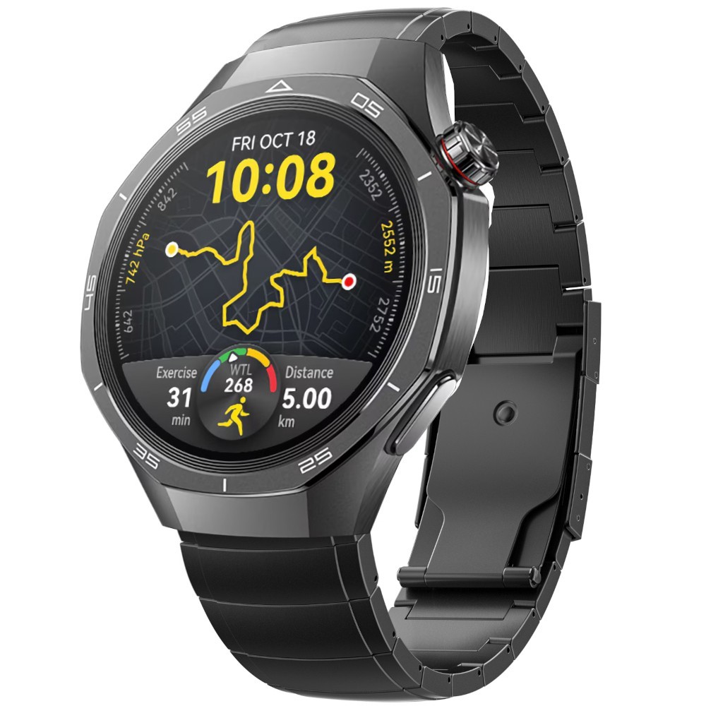 Estuyoya Correa acero Luxury Huawei Watch GT 5 Pro - 46mm negro