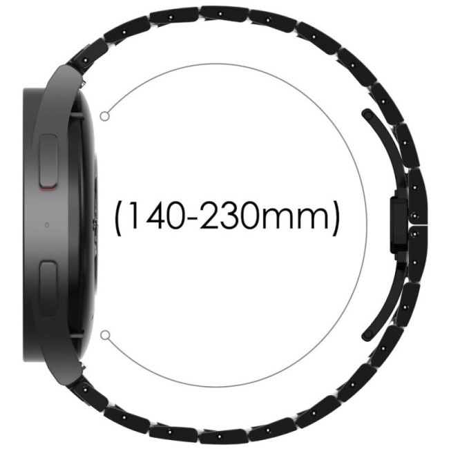 Estuyoya Correa acero Transformer Huawei Watch GT 5 Pro - 46mm negro