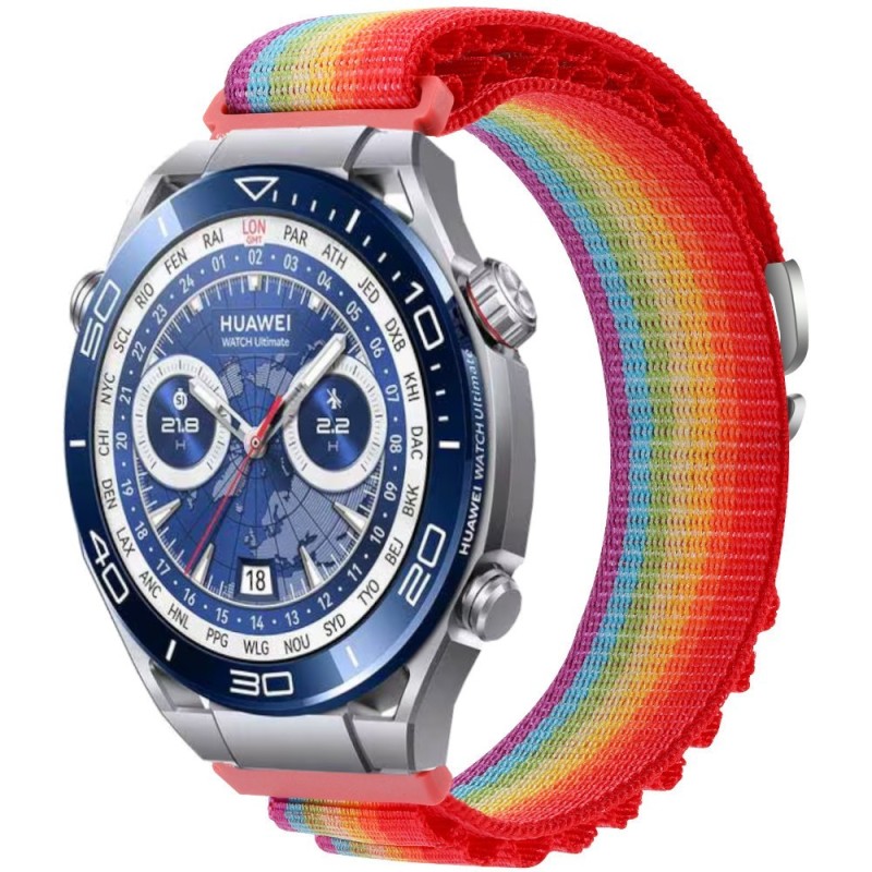 Estuyoya Correa loop nylon Huawei Watch Ultimate Rainbow