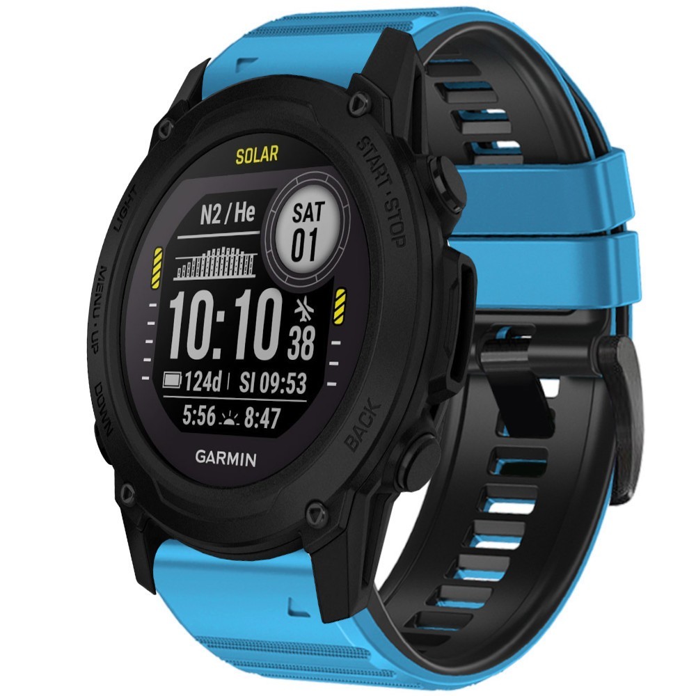 Estuyoya Correa silicona Deporte Garmin Descent G1 Azul