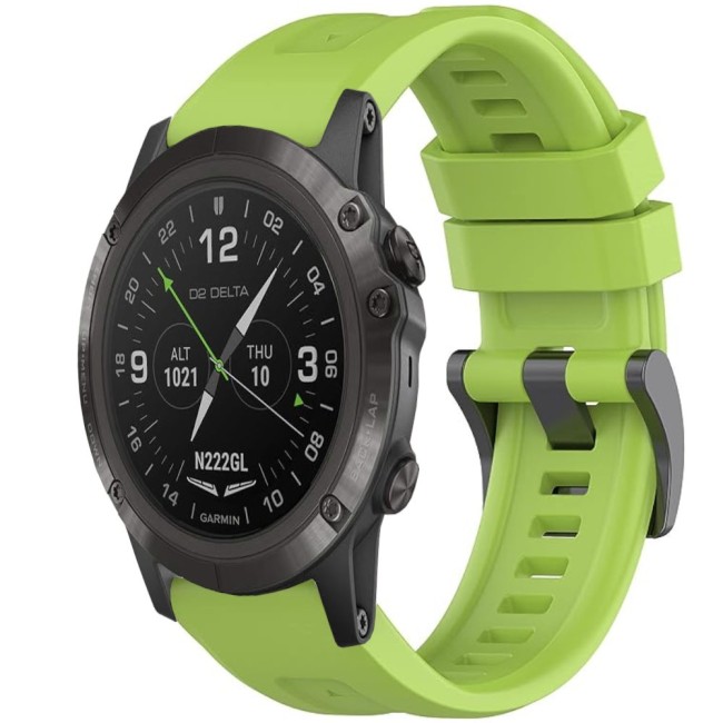 Estuyoya Correa silicona Básica Sport Garmin D2 Delta PX Verde Lima