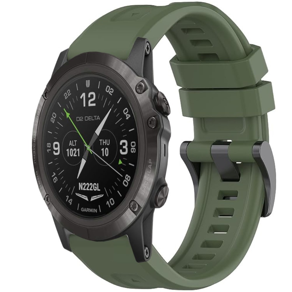 Estuyoya Correa silicona Básica Sport Garmin D2 Delta PX Verde Militar