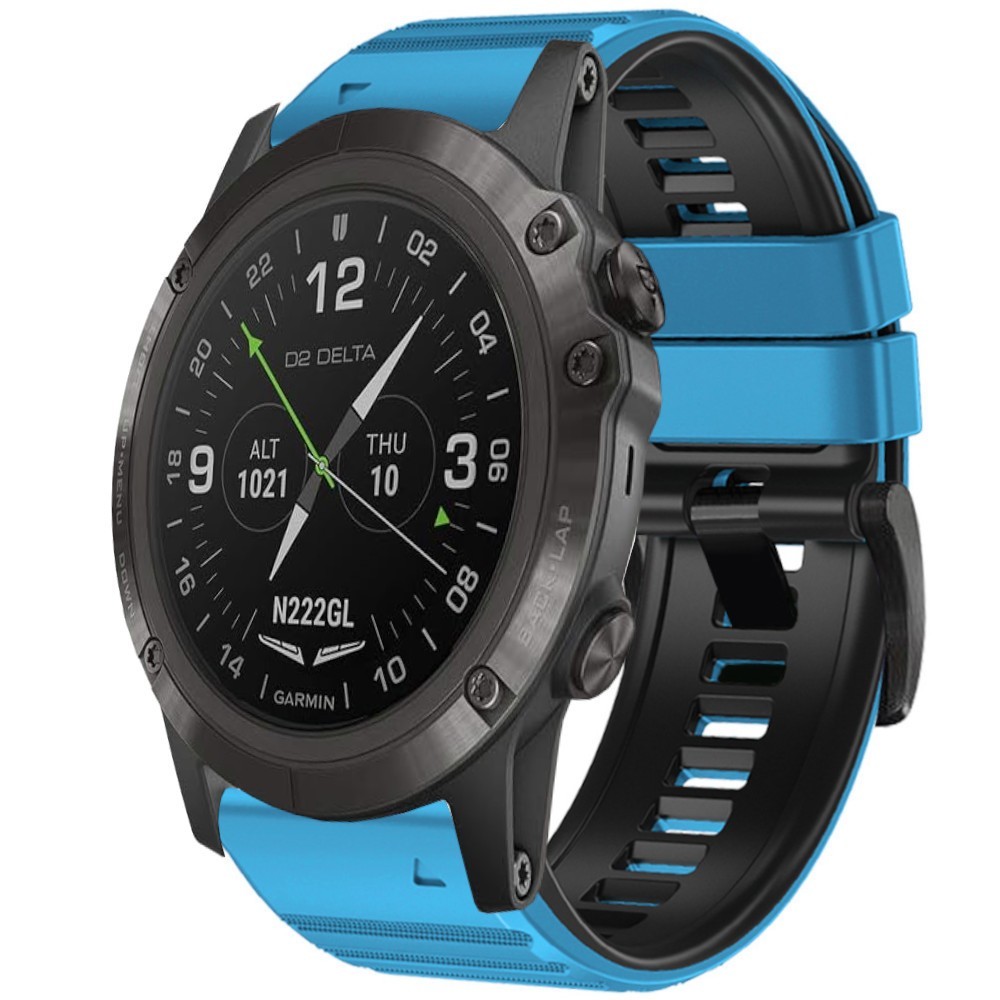 Estuyoya Correa silicona Deporte Garmin D2 Delta PX Azul