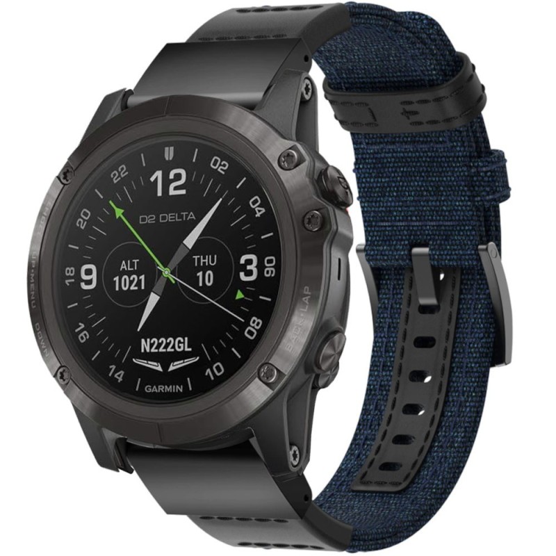 Estuyoya Correa nylon balistico Garmin D2 Delta PX azul