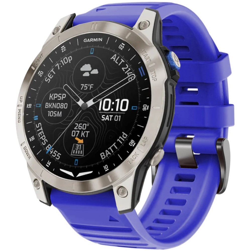 Estuyoya Correa Deportiva silicona Full Color Garmin D2 Mach 1 Azul