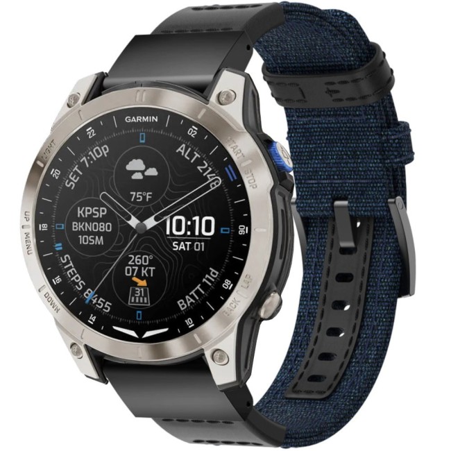 Estuyoya Correa nylon balistico Garmin D2 Mach 1 azul