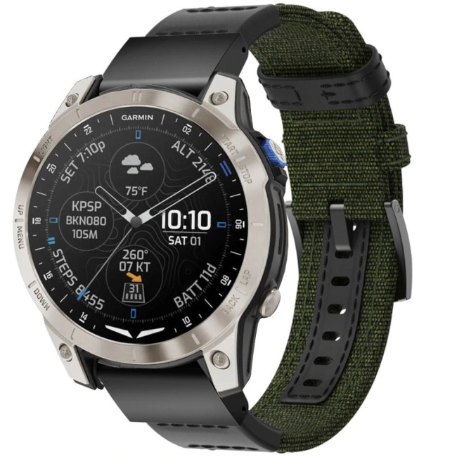 Estuyoya Correa nylon balistico Garmin D2 Mach 1 verde