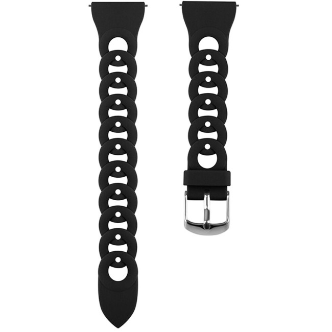 Estuyoya Correa silicona Diseño Cadena Garmin D2 Air X10 Negro