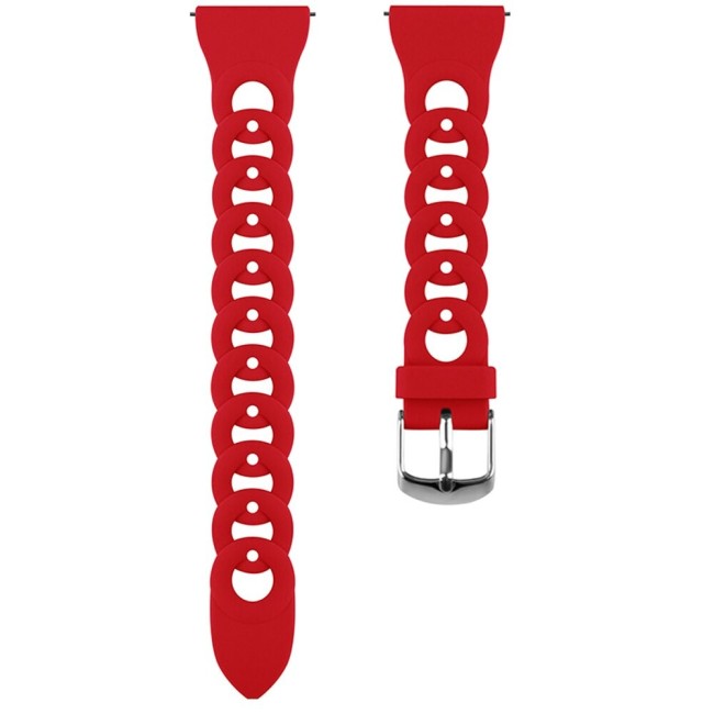 Estuyoya Correa silicona Diseño Cadena Garmin D2 Air X10 Rojo