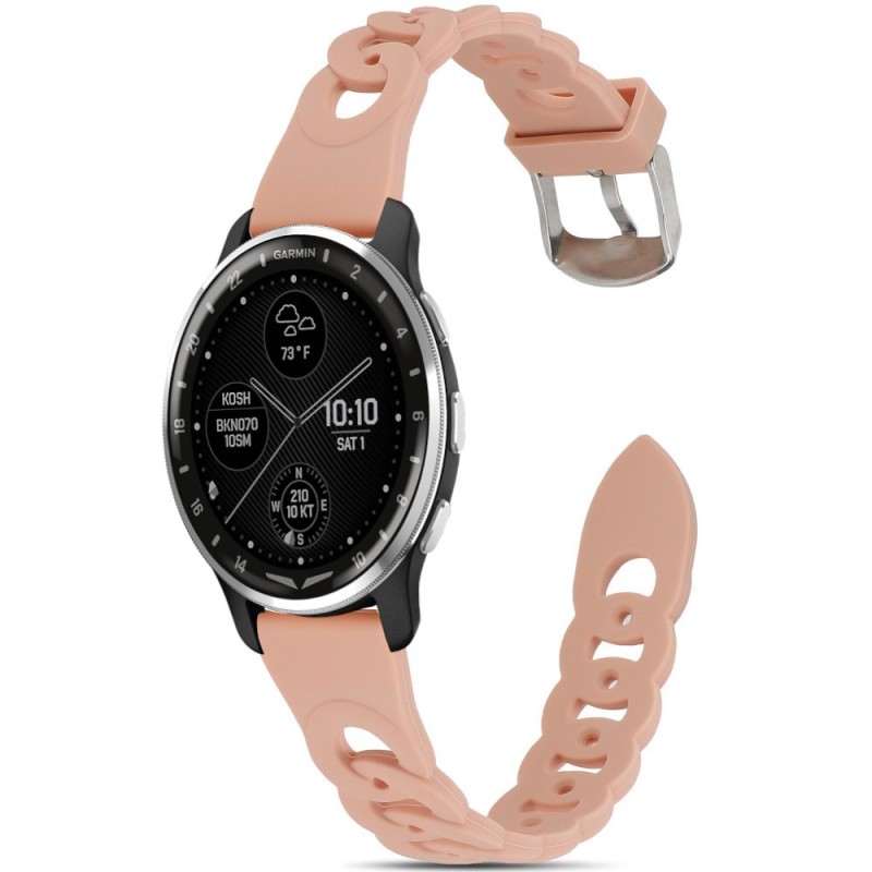 Estuyoya Correa silicona Diseño Cadena Garmin D2 Air X10 Rosa