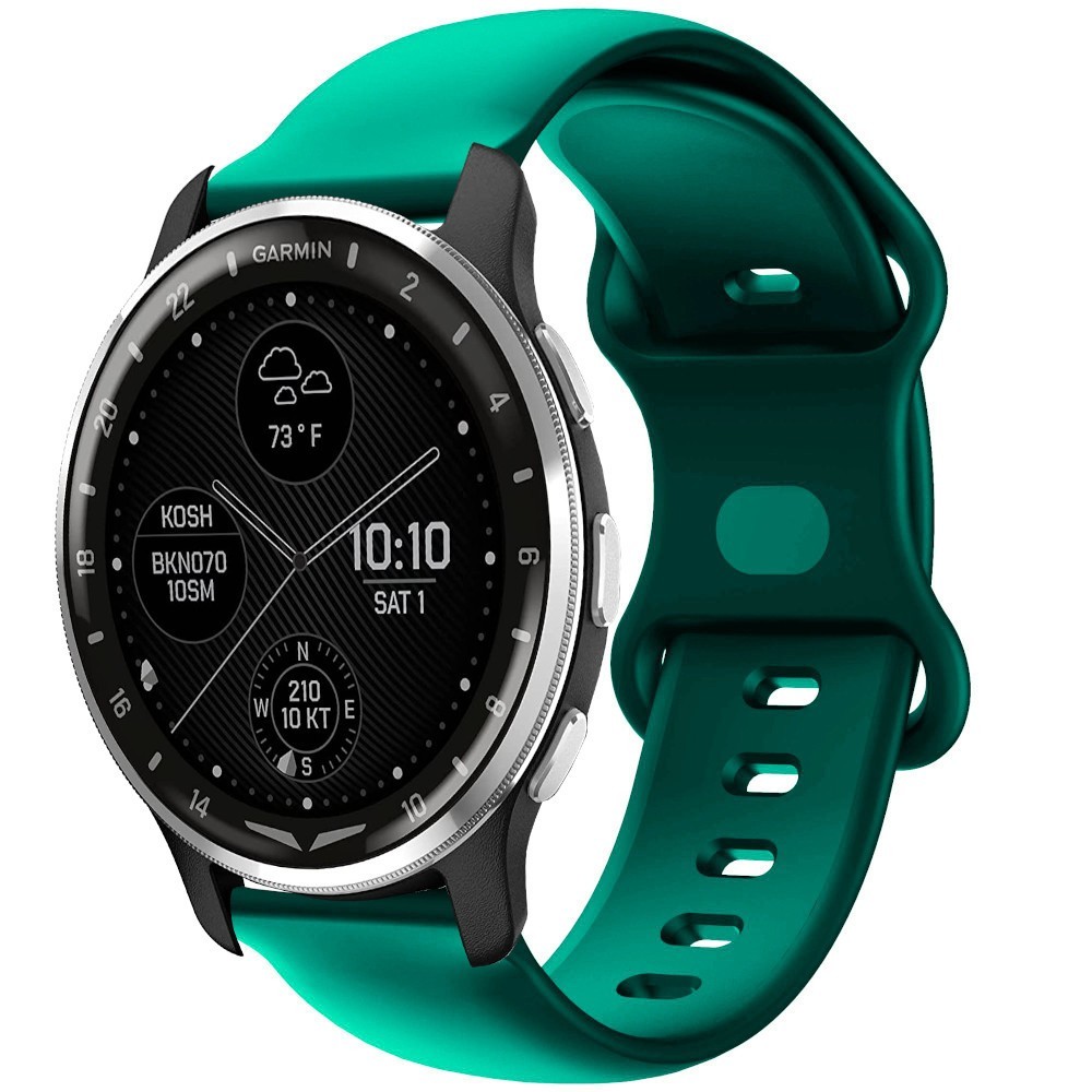 Estuyoya Correa silicona Doble Cierre Garmin D2 Air X10 Verde Oscuro