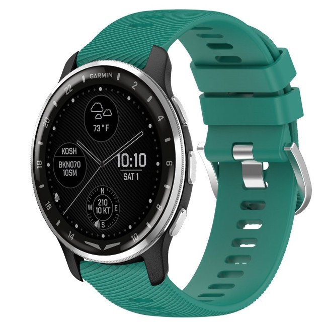 Estuyoya Correa silicona Hebilla Deportiva Garmin D2 Air X10 Verde