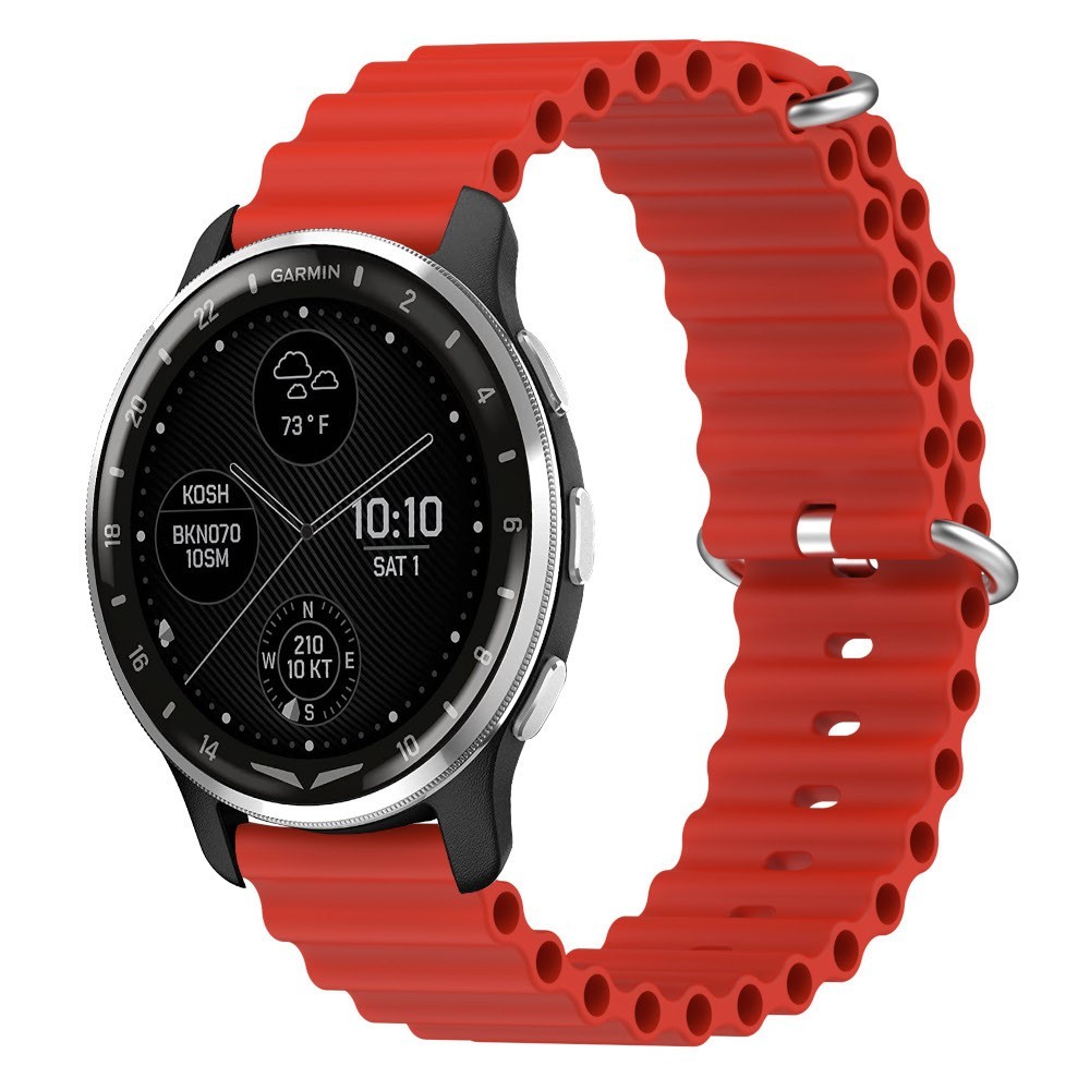 Estuyoya Correa silicona Ocean Garmin D2 Air X10 rojo