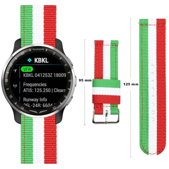 Estuyoya Correa nylon Garmin D2 Air X10 Italia