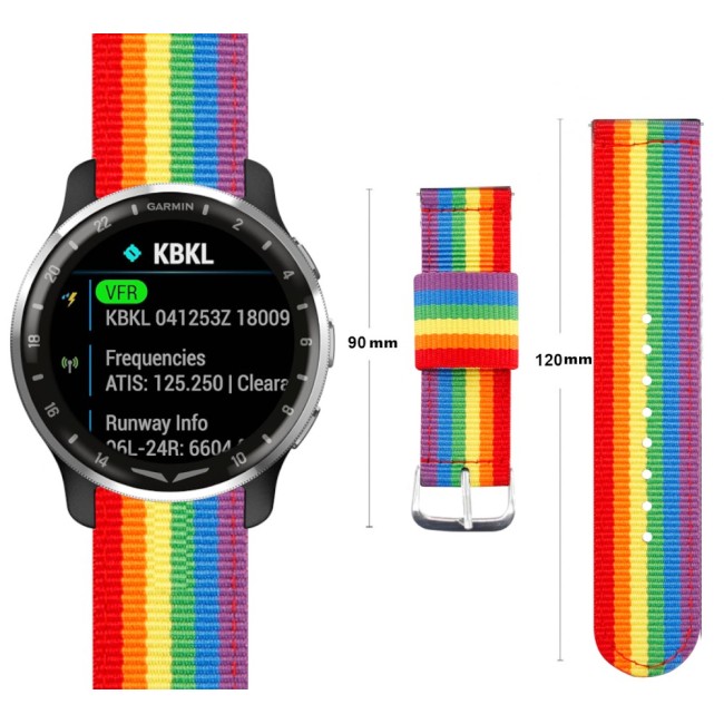 Estuyoya Correa nylon Garmin D2 Air X10 lgtbi