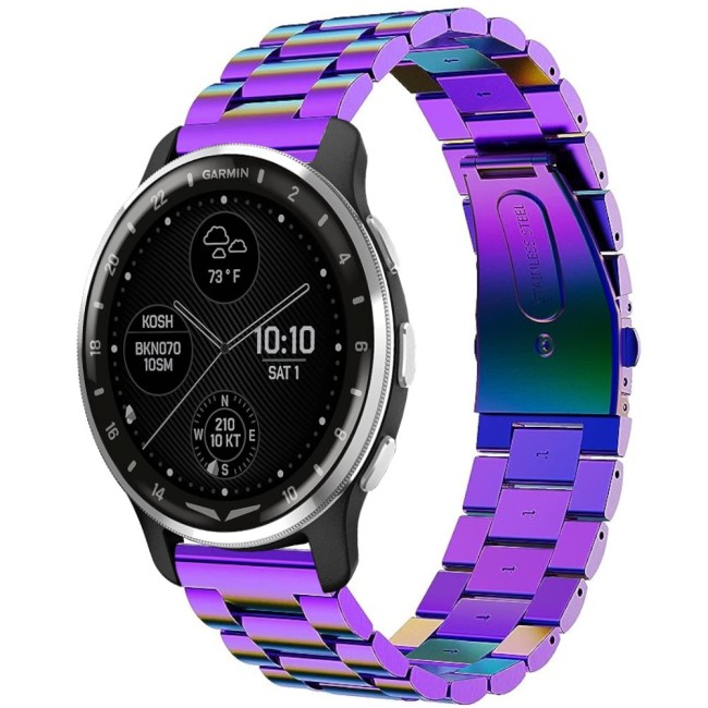 Estuyoya Correa metal acero Garmin D2 Air X10 multicolor