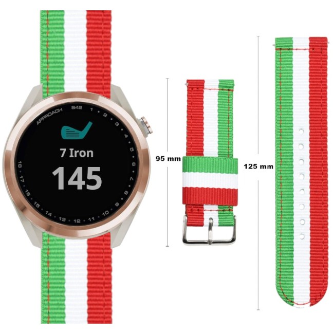 Estuyoya Correa nylon Garmin Approach S42 Italia