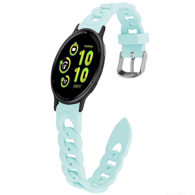 Estuyoya Correa silicona Diseño Cadena Garmin Vivoactive 5 Azul