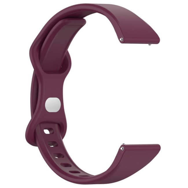 Estuyoya Correa silicona Fina Garmin Vivoactive 5 Rojo Vino