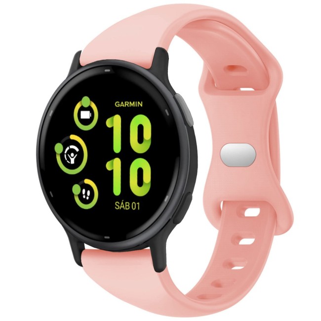 Estuyoya Correa silicona Fina Garmin Vivoactive 5 Rosa