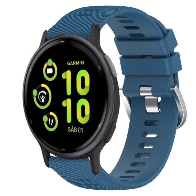 Estuyoya Correa silicona Hebilla Deportiva Garmin Vivoactive 5 Azul